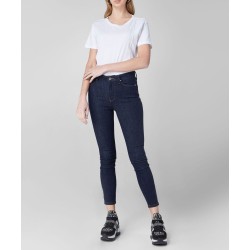 EA7 Emporio Armani Playera con estampado a tono