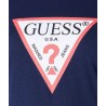 Guess Playera negra con logotipo estampado