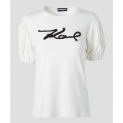 Karl Lagerfeld Playera cuello redondo