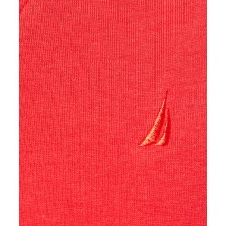 Nautica Playera de cuello V manga corta lisa