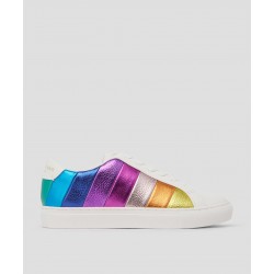 Kurt Geiger Tenis casuales con plataforma Lane Stripe en cuero