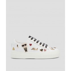 Karl Lagerfeld Tenis casuales Cate Pins en piel