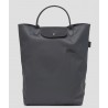 Longchamp Bolsa satchel gris oscuro