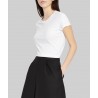 Armani Exchange Playera cuello redondo manga