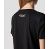 Karl Lagerfeld Playera de cuello redondo manga corta estampada