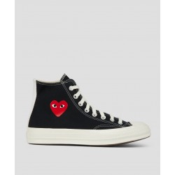 Tenis casuales Play Comme des Garçons x Chuck Taylor All star tipo botín
