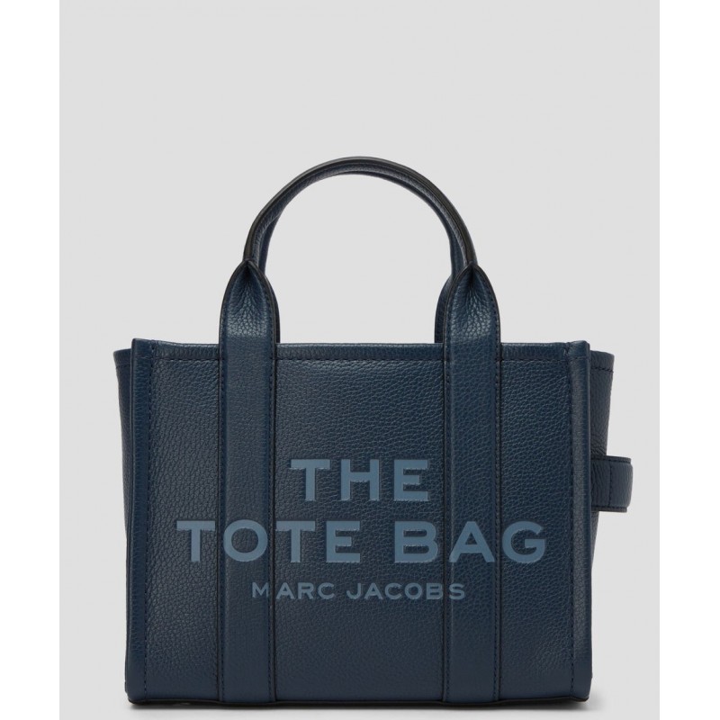 Marc Jacobs Bolsa tote The Small en piel azul granulada Marc Jacobs Bolsa tote The Small en piel azul granulada