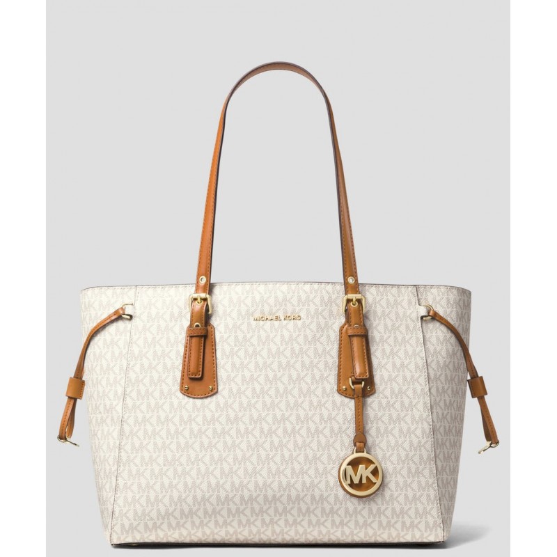 Michael Kors Bolsa tote Voyager beige monogram Michael Kors Bolsa tote Voyager beige monogram