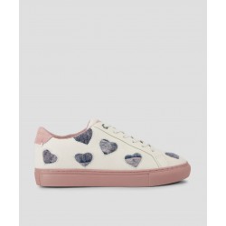 Kurt Geiger Tenis casuales con corazones