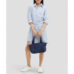 KIPLING Bolsa satchel azul marino Art