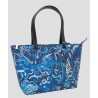 Pineda Covalin Bolso tote azul marino K'iin Quetzalcóatl