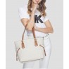 Michael Kors Bolso Tote Crema Voyager monogram