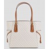 Michael Kors Bolso Tote Crema Voyager monogram