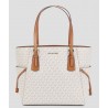 Michael Kors Bolso Tote Crema Voyager monogram