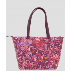 Pineda Covalin Bolso tote fucsia K'iin Quetzalcóatl