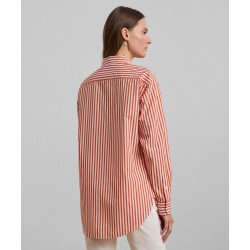 Lauren Camisa de rayas con manga larga