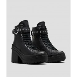 Converse Tenis casuales en piel con tacón mediano ancho