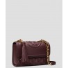 Tory Burch Bolsa shoulder Fleming en piel capitonada
