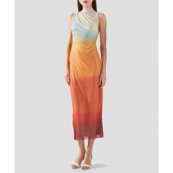 Desigual Vestido largo multicolor