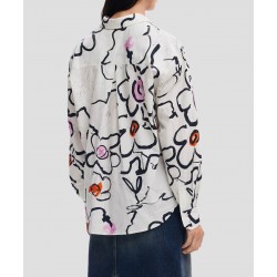 Desigual Camisa estampada manga larga
