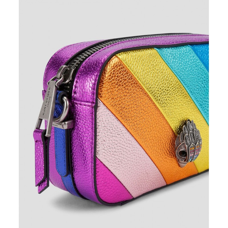 Kurt Geiger Bolsa crossbody Kensington en piel multicolor