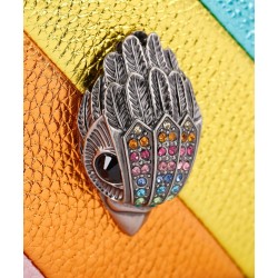 Kurt Geiger Bolsa crossbody Kensington en piel multicolor