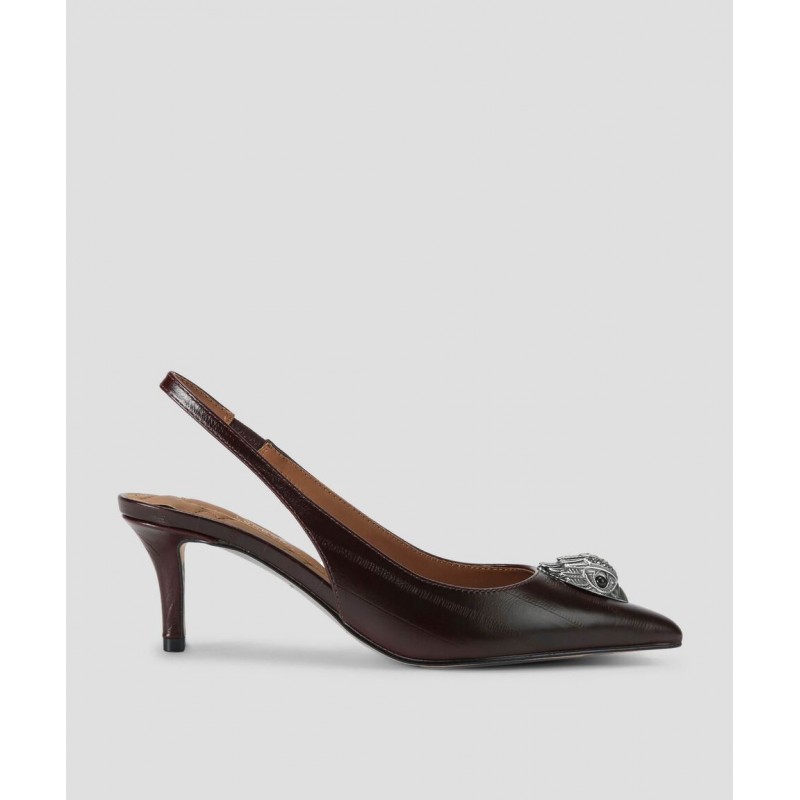 Kurt Geiger Zapatillas slingback con tacón bajo de aguja Kurt Geiger Zapatillas slingback con tacón bajo de aguja