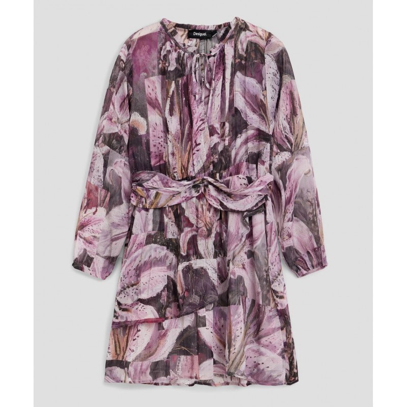 Desigual Vestido Midi manga larga