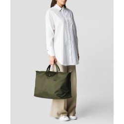 Longchamp Bolsa tote verde lisa